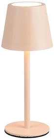 Krémszínű LED asztali lámpa fém búrával (magasság 21 cm) Diaz – Trio