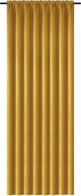 Sárga OXFORD függöny 140x250 cm Felfüggesztés: Hullámos sínszalag