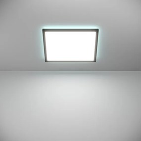 Eglo 901467-LED RGBW Dimmelhető fürdőszobai lámpa ROVITO-Z 17,6W/230V 39x39cm IP44 fekete