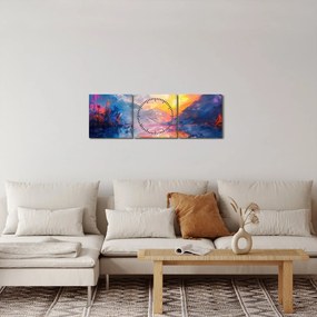 Kép - Tájképfestészet (órával) (90x30 cm)