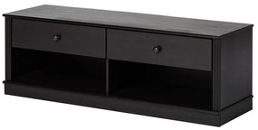 Sötétbarna borovi fenyő TV-állvány 137x47 cm Anita – Støraa