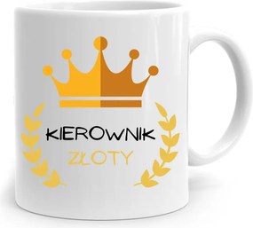 Ajándék Bögre Vezetőnek Arany Nyomtatott Menedzser fényképpel