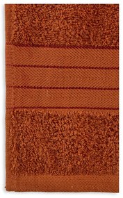 Téglavörös frottír pamut törölköző szett 4 db-os 50x100 cm – Good Morning