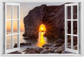 Poszterek 120x80 Naplemente Tenger Sziklák