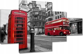 Faliórák 130x80 London Fülke Busz