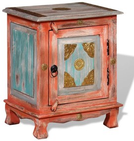 Narancssárga tömör mangófa éjjeliszekrény