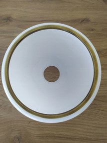 Üveg lámpabúra tejes lámpa csillár fali lámpa E27 stílusos patinás Karios