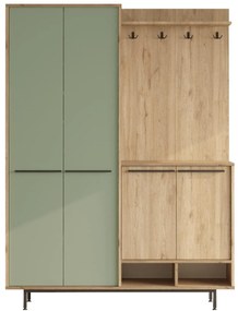Előszoba fal Opuntia 1 (tölgy + zöld) . Akció -21%. 1102437