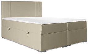 Franciaágy Boxspring 160 cm Morcano (bézs) (tárolóhellyel). Akció -17%. 1044275