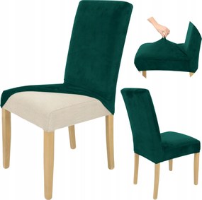 Székhuzat Huzat Rugalmas Üveg Zöld Vastag Velúr