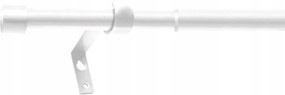 Teleszkópos Függönykarnis Állítható Függönykarnis Szimpla Fém 120-230CM Fehér