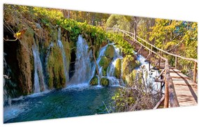 Kép - Bejárat a vízesésekhez (120x50 cm)