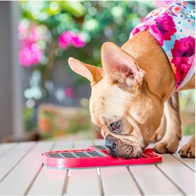 Nyalogatós alátét Slomo Red – LickiMat