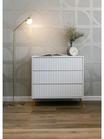 Komód Biel B6  (fehér + arany). 1099299