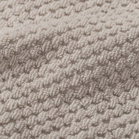 Goldea pamut frottír törölköző / fürdőlepedő micro pure - szürkésbarna 30 x 50 cm