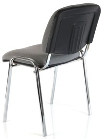 Viva N konferencia szék, króm lábak, szürke