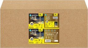 Aigostar - LED napelemes karácsonyi dekoráció LED/0,59W/3,7V 100 cm IP65 meleg fehér