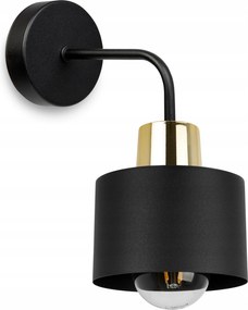 Fali Lámpa Plafon Lámpabúra Fekete Led