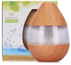 HM-01LE 300ml világos fa mintás aroma diffúzor