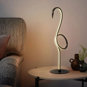 Elstead modern asztali lámpa flamingo fekete elsflamingo-tl-blk