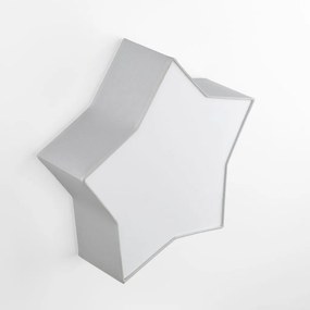 TK LIGHTING 6972 STAR Ernyős Mennyezeti Lámpa Fehér, Szürke E27 IP20
