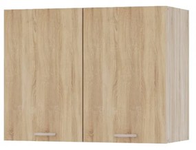 Elba alsó-felső konyhaszekrény szett 80 cm Sonoma színben N