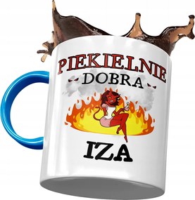 Kék Bögre Izabella Feleség Ajåndék Nyomtatott Fotóval