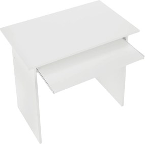 PC asztal, fehér, VERNER NEW