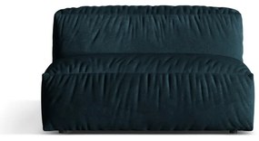 Sötétkék bársony kanapé modul (középső rész) Martina – Micadoni