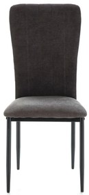 Fekete étkezőszék szett 4 db-os Holly – Marckeric