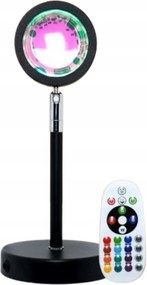 LED-es éjszakai lámpa Projektor Naplemente 16 szín 4 világítási mód Távirányító