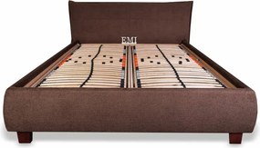 VALERIA LUX kárpitozott ágy + rácsos rács + matrac EMI