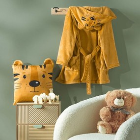 Bársony gyerek párna 40x40 cm Tigry – douceur d'intérieur