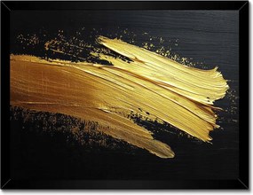 Poszter fekete keretben 40x30 Arany csillogás ecsettel