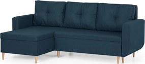 DORIS Kinyitható sarokkanapé Sötétkék