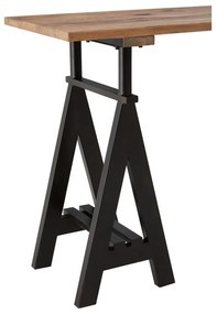 Natúr színű konzolasztal borovi fenyő asztallappal 45x130 cm Hampstead – Premier Housewares