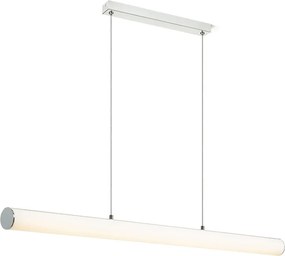 RENDL RIVIER LED I závěsná chrom/mléčný akryl 230V LED 24W 3000K