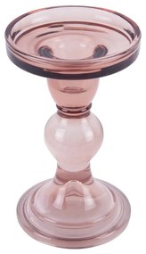 Art rózsaszín üveg gyertyatartó - PT LIVING
