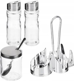 Só- és borsszóró szett állványon Fűszerkeverék 3 részes