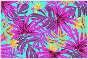 Poszterek 120x80 Egzotikus levelek Trópusok