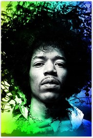 Poszterek 80x120 Szivárvány Hendrix