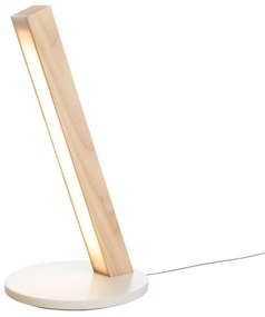 Asztali lámpa LED40, 400 mm, többféle változat - TUNTO Modell: természetes dió, QI vezeték nélküli technológia