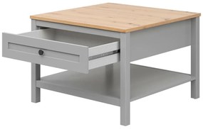 Éjjeliszekrény Salga 5 (sarkvidéki szürke + artisan tölgy) . 1098469