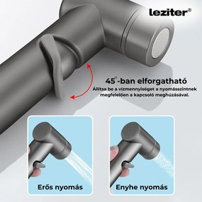 Azure bidé zuhany csaptelep króm