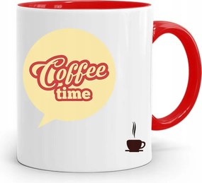 Barista Kávézó Bögre Piros, fényképes nyomattal