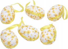 6 db Húsvéti Tojás Dísz függő dekoráció szett