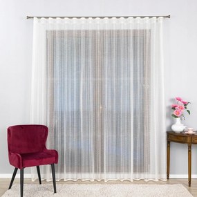 Jacquard Függöny Krémszalaggal Háló, Varrott Lengyelországban 200X140