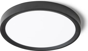 RENDL LANA 23 přisazená černá plast 230V LED 18W 3000K 4000K 6000K