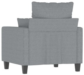 vidaXL világosszürke szövet kanapéfotel 60 cm