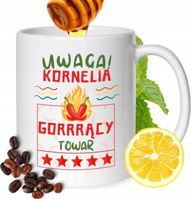 Bögre Kornéliának Barátnőknek Ajándék Nyomtatott Fehér 330ml